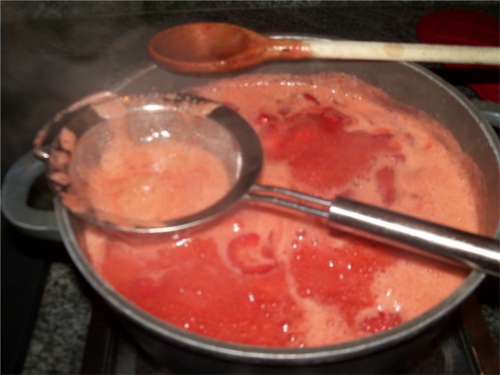 fragole cottura