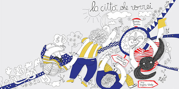 Illustrazione interna dal libro "Una strada per Rita"