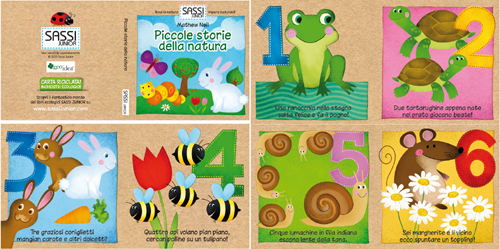 Libretto contenuto negli Eco cubotti della Natura - Sassi Junior Libretto contenuto negli Eco cubotti della Natura - Sassi Junior