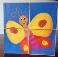 La farfalla degli Eco cubotti di Sassi Junior La farfalla degli Eco cubotti di Sassi Junior